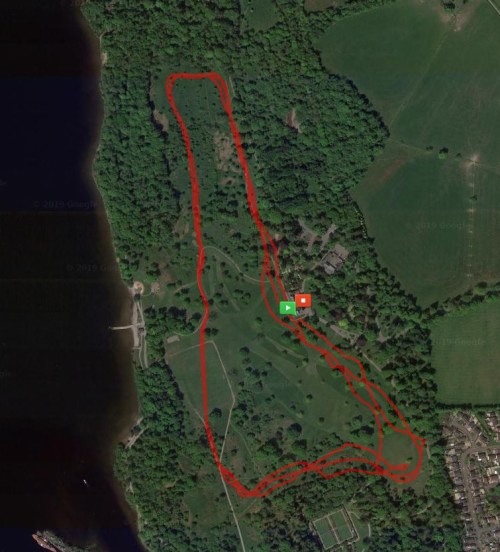 Balloch Park Cross Country Race Route